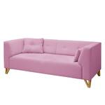 Sofa Ongar I (2-Sitzer) Webstoff Rosa - Ohne Hocker