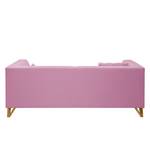 Sofa Ongar I (2-Sitzer) Webstoff Rosa - Ohne Hocker