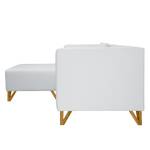 Sofa Ongar II (2-Sitzer) Webstoff Kies - Mit Hocker