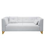 Sofa Ongar II (2-Sitzer) Webstoff Kies - Mit Hocker