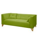 Sofa Ongar II (2-Sitzer) Webstoff Pistaziengrün - Ohne Hocker