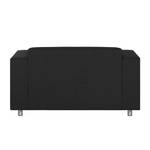 Sofa Oslo (2-Sitzer) Baumwollstoff Schwarz