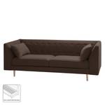 Sofa Panjas (3-Sitzer) Webstoff Espresso