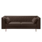 Sofa Panjas (3-Sitzer) Webstoff Espresso