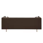 Sofa Panjas (3-Sitzer) Webstoff Espresso