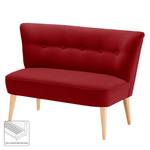 2-Sitzer Sofa Bumberry Webstoff Hanabi: Rot