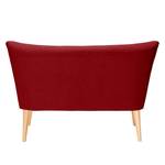 2-Sitzer Sofa Bumberry Webstoff Hanabi: Rot