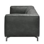 Sofa Pentre (3-Sitzer) Antiklederlook Dunkelgrau