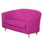 Canapé Philipp (2 places) Textile - Magenta