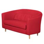 Canapé Philipp (2 places) Textile - Rouge