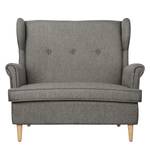 Sofa Piha (2-Sitzer) Flachgewebe Hellanthrazit