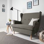 Sofa Piha (2-Sitzer) Flachgewebe Hellanthrazit