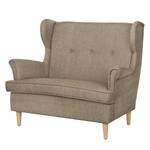 Sofa Piha (2-Sitzer) Flachgewebe Nougat