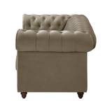 Sofa Pintano (2-Sitzer) Samt - Cappuccino