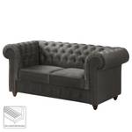 Sofa Pintano (2-Sitzer) Samt - Grau