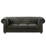 Sofa Pintano (3-Sitzer) Antiklederoptik - Dunkelgrau