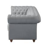 Sofa Pintano (3-Sitzer) Webstoff - Silbergrau