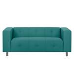 Sofa Pointon (2-Sitzer) Webstoff Petrol