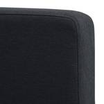 Sofa Portobello (3-Sitzer) Webstoff Stoff Ramira: Anthrazit - Eckig