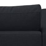 Sofa Portobello (3-Sitzer) Webstoff Stoff Ramira: Anthrazit - Eckig