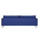 Sofa Portobello (3-Sitzer) Webstoff Stoff Ramira: Blau - Kufen