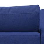 Sofa Portobello (3-Sitzer) Webstoff Stoff Ramira: Blau - Kufen