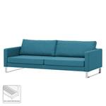 Sofa Portobello (3-Sitzer) Webstoff Stoff Ramira: Türkis - Kufen