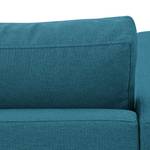 Sofa Portobello (3-Sitzer) Webstoff Stoff Ramira: Türkis - Kufen