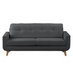 Sofa Postville (3-Sitzer) Strukturstoff - Grau