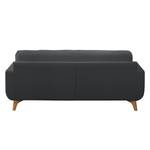 Sofa Postville (3-Sitzer) Strukturstoff - Grau