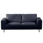 Sofa Ramilia (2-Sitzer) Strukturstoff - Dunkelblau