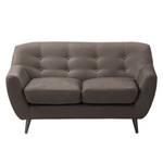 Sofa Rometta (2-Sitzer) Antiklederlook - Braungrau