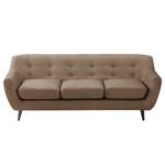 Sofa Rometta (3-Sitzer) Antiklederlook - Congo Grau