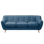 Sofa Rometta (3-Sitzer) Microfaser - Jeansblau