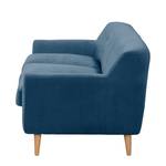 Sofa Rometta (3-Sitzer) Microfaser - Jeansblau