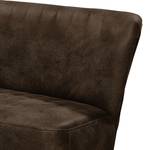 Sitzbank Rotnes (3-Sitzer) Antiklederlook - Espresso - Beige