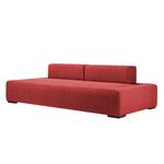 Sofa Roxbury (3-Sitzer) Webstoff Stoff Kiara: Rot - Breite: 220 cm