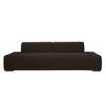 Sofa Roxbury (3-Sitzer) Webstoff Stoff Kiara: Schwarz-Braun - Breite: 220 cm