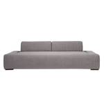 Sofa Roxbury (3-Sitzer) Webstoff - Stoff Kiara: Grau - Breite: 220 cm