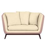 Sofa Sagone (2-Sitzer) Webstoff Lavendel / Cremeweiß