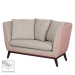 Sofa Sagone (2-Sitzer) Webstoff Lavendel / Hellgrau