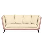 Sofa Sagone (3-Sitzer) Webstoff Lavendel / Cremeweiß