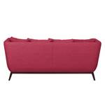 Sofa Sagone (3-Sitzer) Webstoff Himbeere