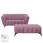 Sofa Salou (2-Sitzer) Webstoff Violett - Textil - 180 x 86 x 100 cm