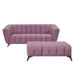 Sofa Salou (3-Sitzer) Webstoff Violett - Textil - 220 x 86 x 100 cm