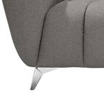 Sofa Salou (3-Sitzer) Webstoff Grau - Textil - 220 x 86 x 100 cm