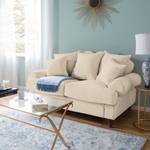 Sofa Seelow (2-Sitzer) Webstoff Creme