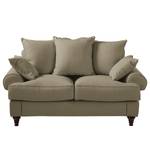 Sofa Seelow (2-Sitzer) Webstoff Matt Sandgrau