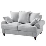 Sofa Seelow (2-Sitzer) Webstoff Silbergrau