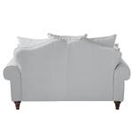 Sofa Seelow (2-Sitzer) Webstoff Silbergrau